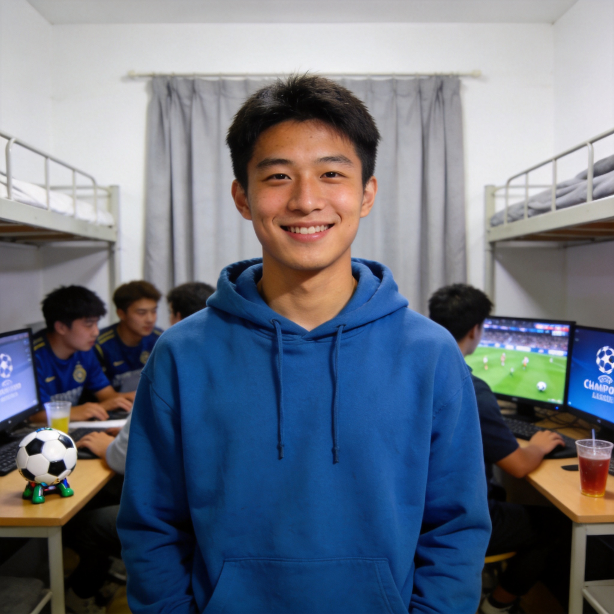 大学生球迷王同学在leyu社区聊球